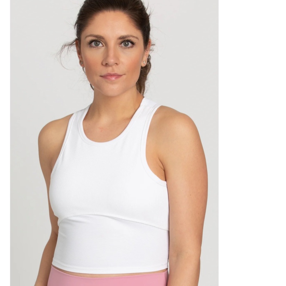 Gold Hinge white tank